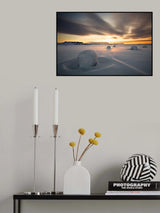 Snow bales Poster och Canvastavla