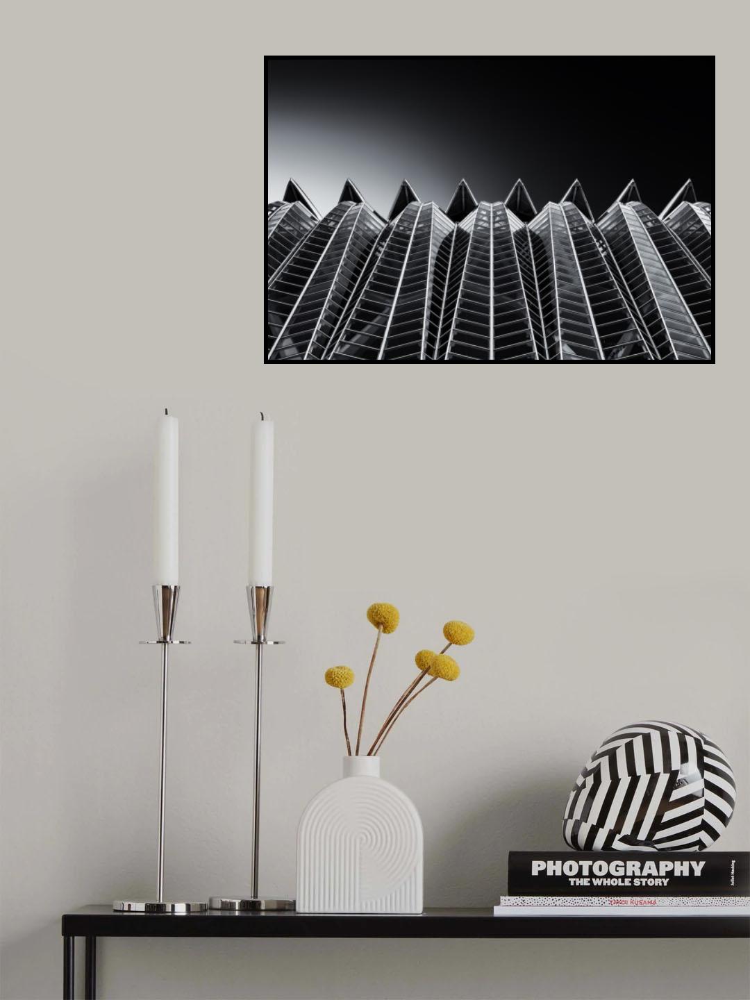Pointed Poster och Canvastavla