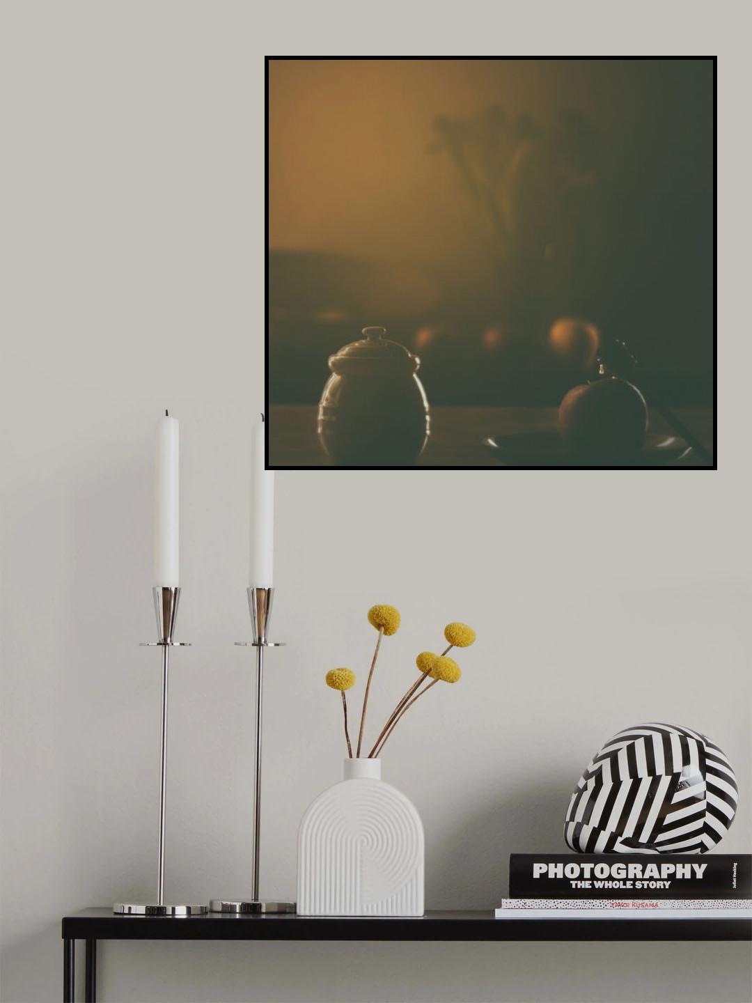 Golden Dusk Poster och Canvastavla