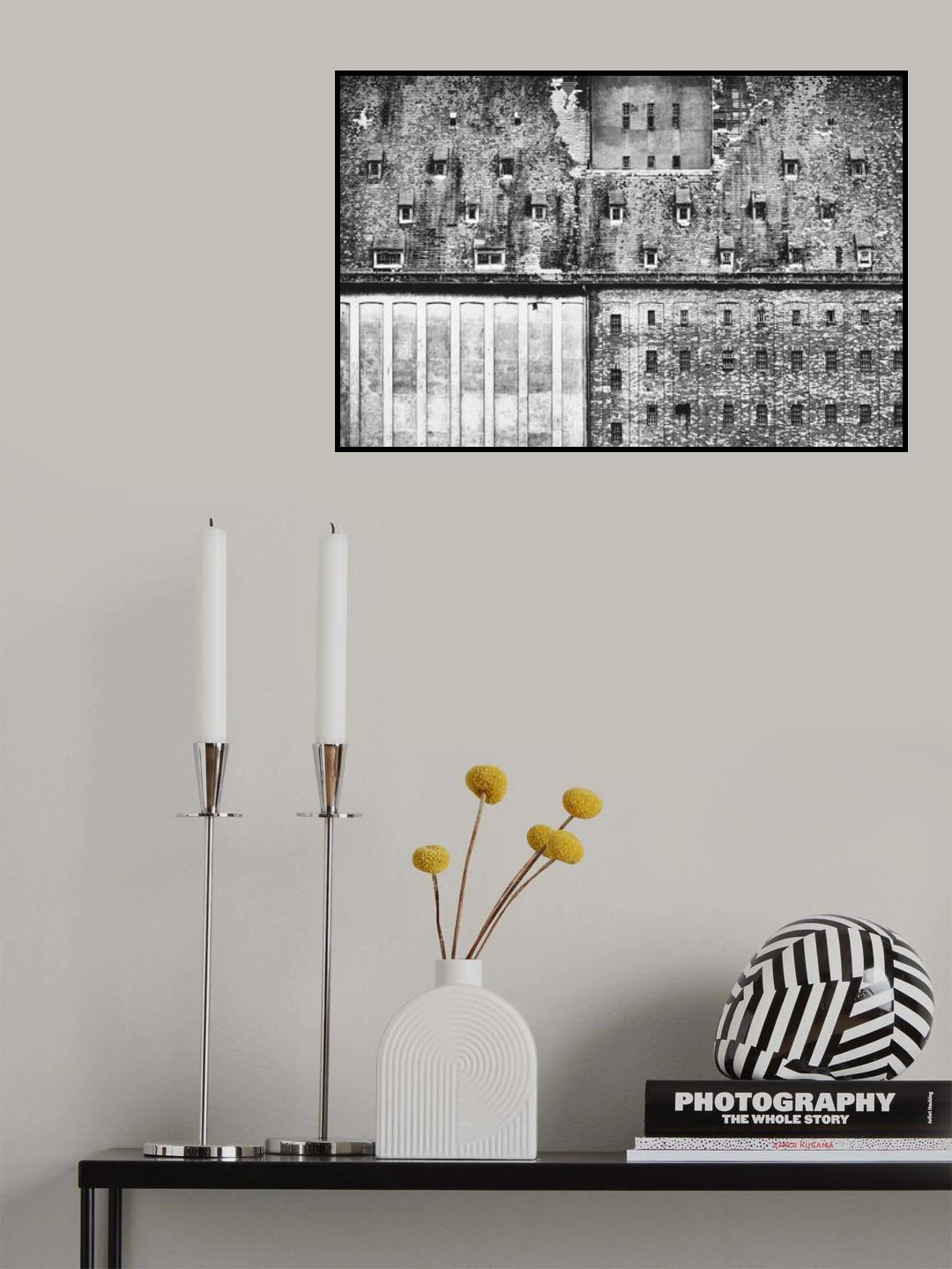 Old Warehouse-Front Poster och Canvastavla