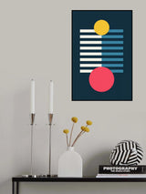 Bright Geometric Series #3 Poster och Canvastavla