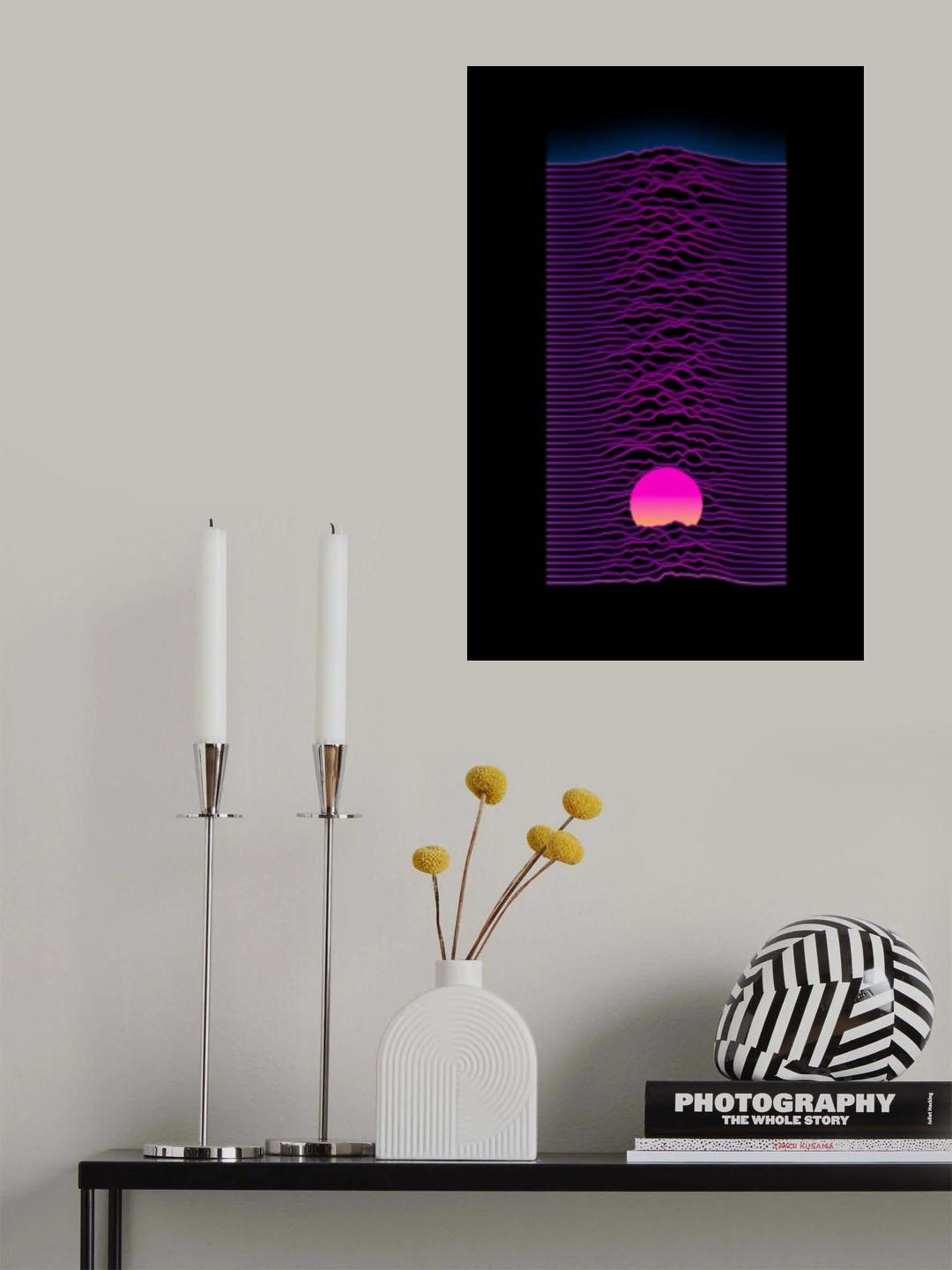 220120 Neon Sunset Poster och Canvastavla