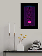220120 Neon Sunset Poster och Canvastavla