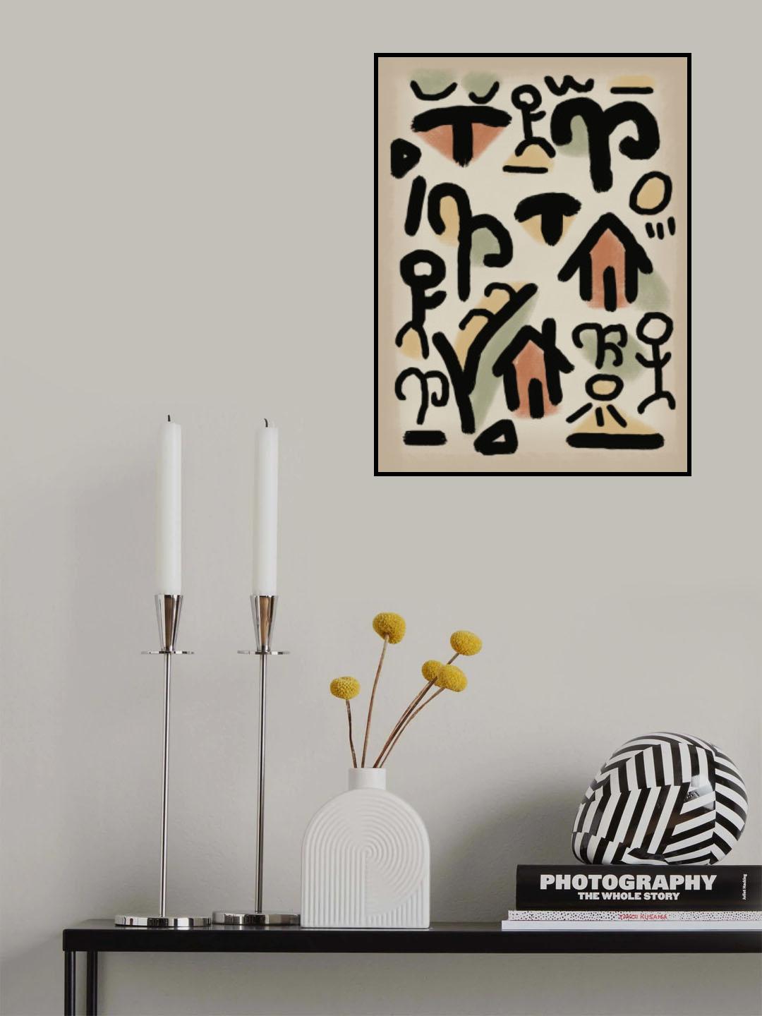 Camp Neighbourhood Poster och Canvastavla