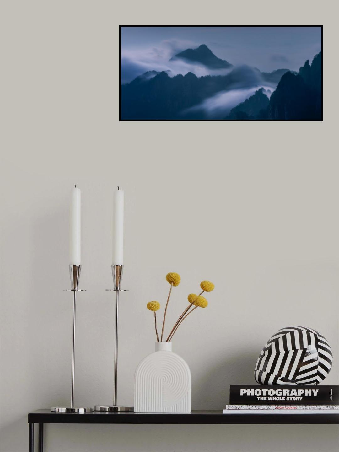Mount Huangshan Poster och Canvastavla