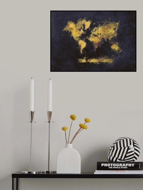 World map 22 Poster och Canvastavla