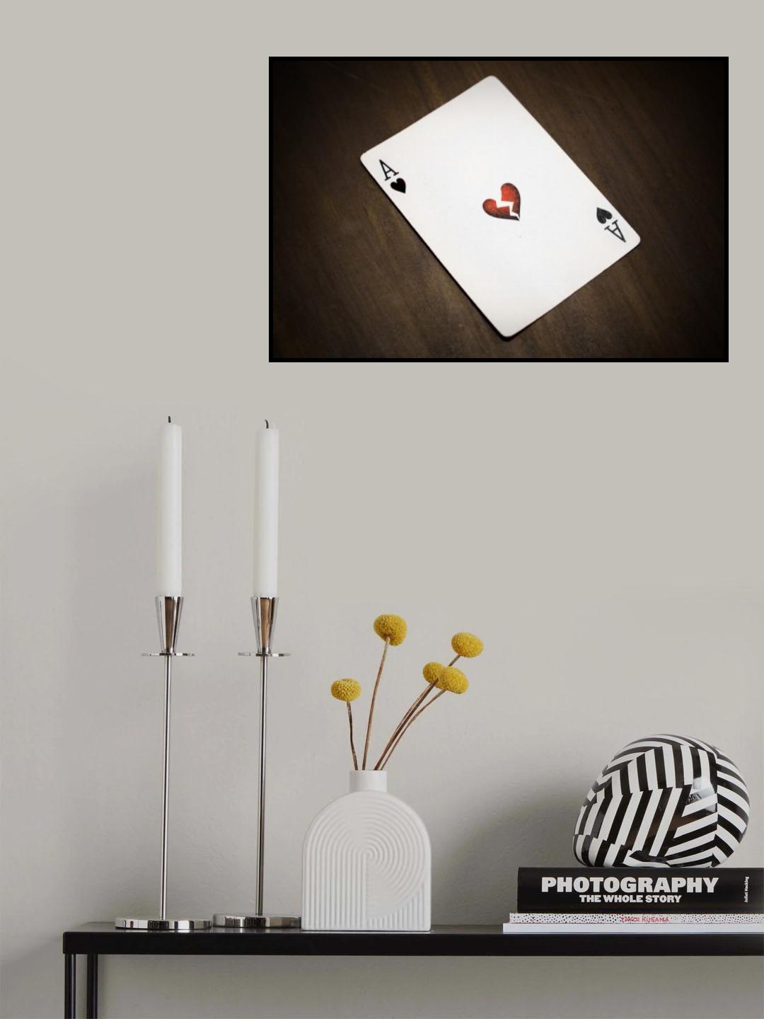 The Ace of Broken Heart Poster och Canvastavla