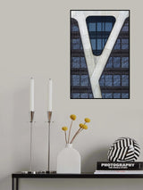 Blue triangle Poster och Canvastavla