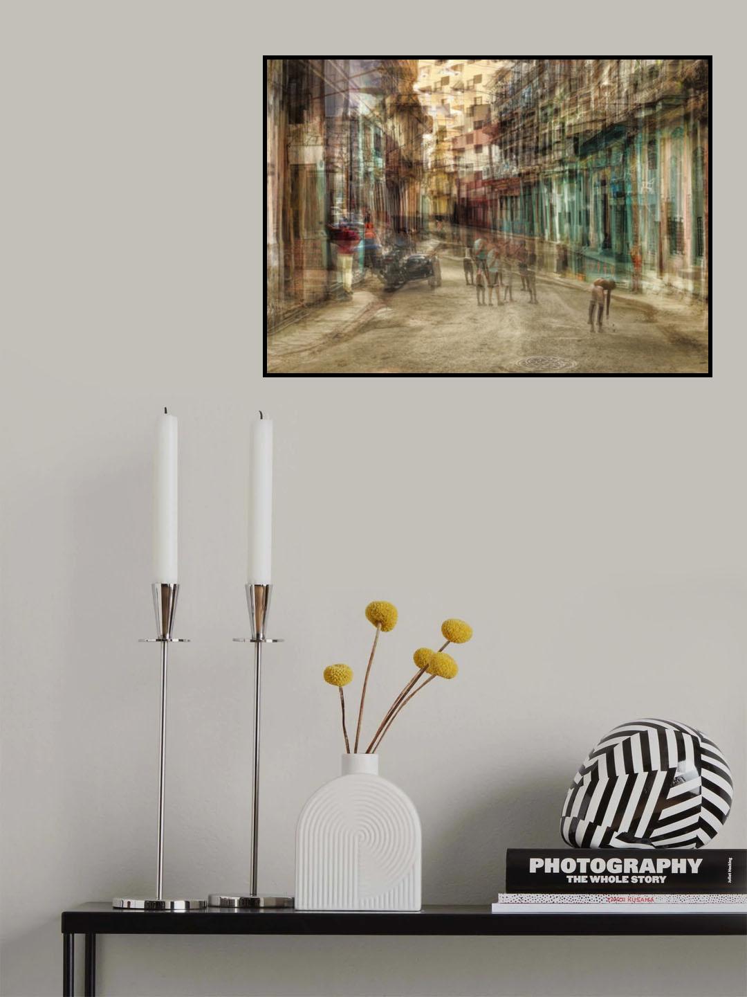 Daily scene in Centro Habana Poster och Canvastavla