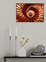 Straight through Spiral Poster och Canvastavla
