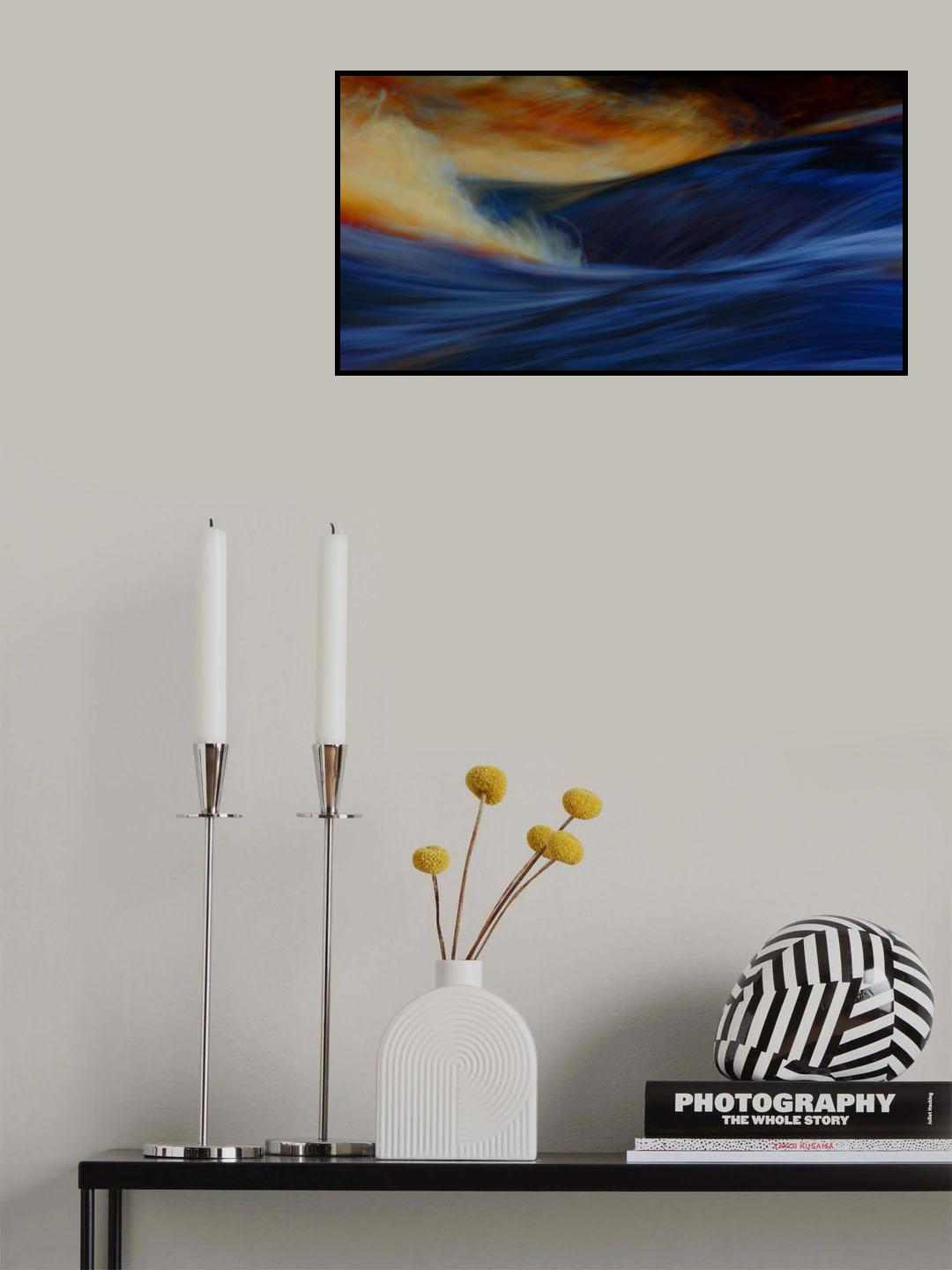 Vid floden. Poster och Canvastavla
