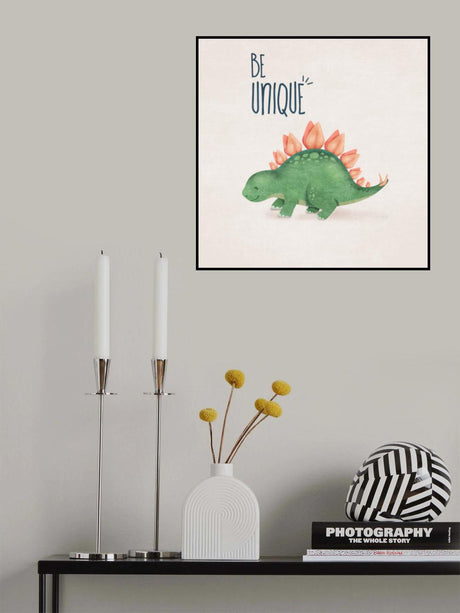 Dino Yaprak Sirtli Tatalos Poster och Canvastavla
