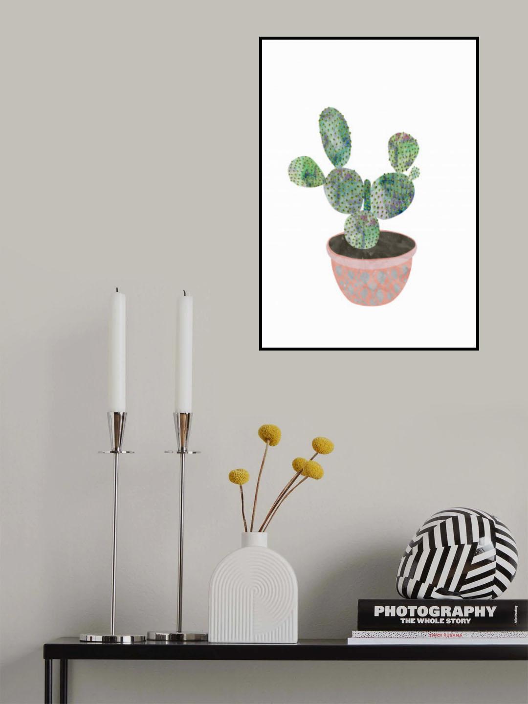 Boho scandi cactus 3 Poster och Canvastavla