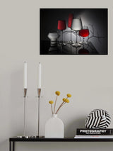 From the series "Experiments with glass" Poster och Canvastavla