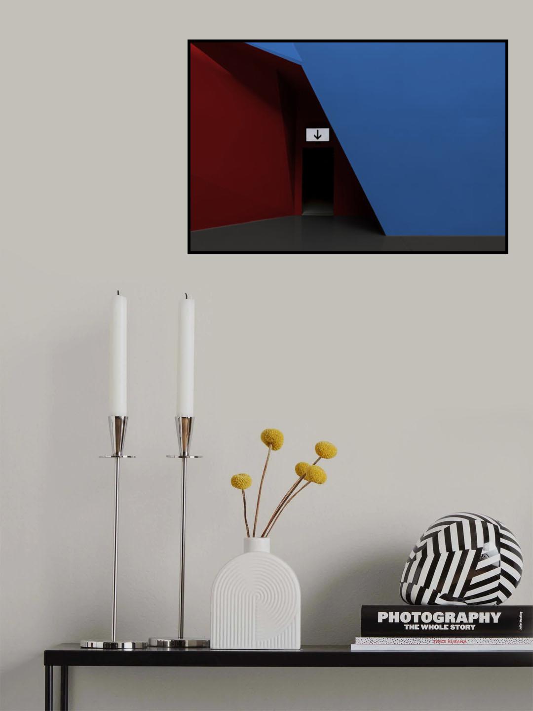 Angled Door Poster och Canvastavla