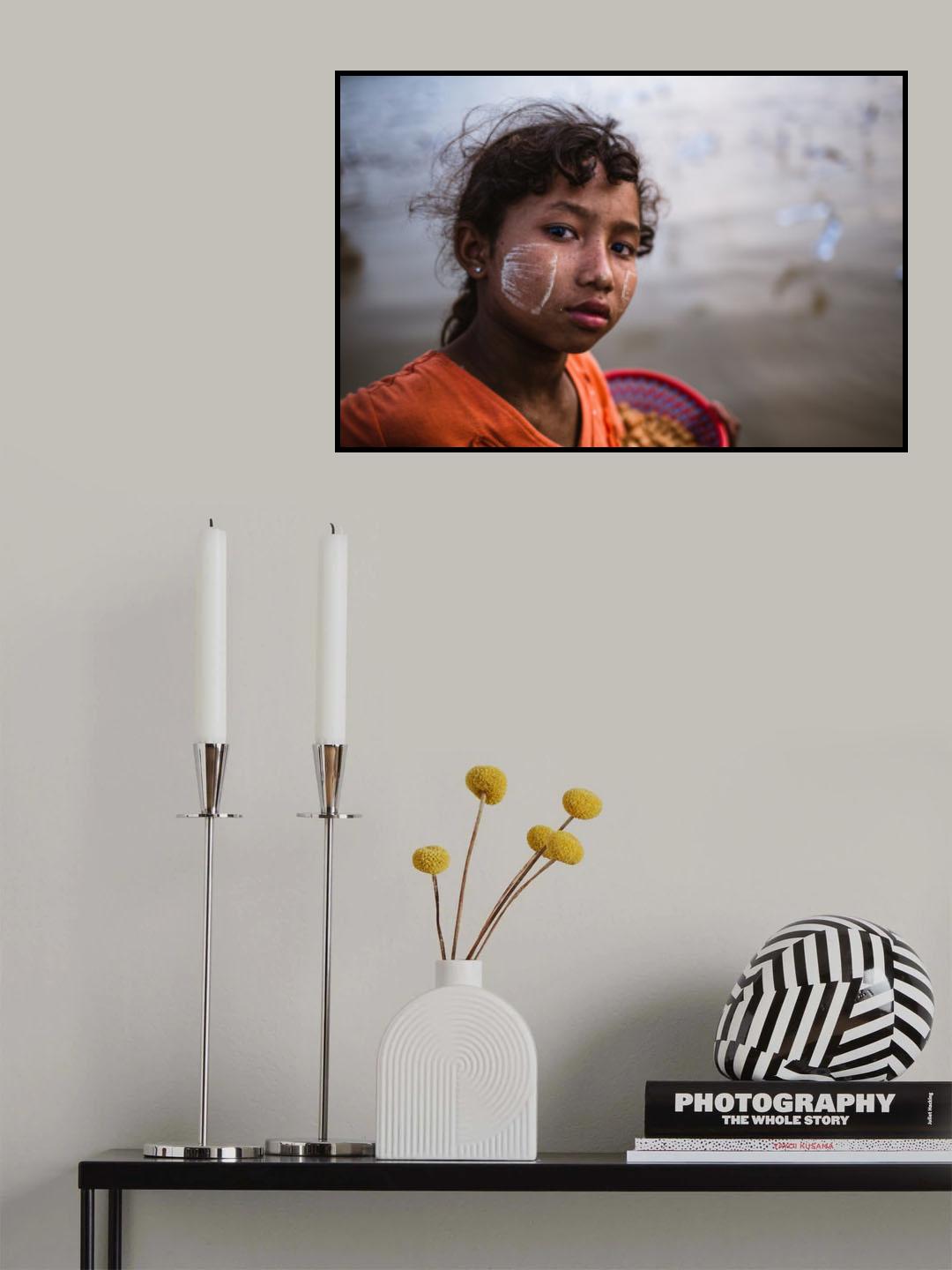 The girl of the pier Poster och Canvastavla