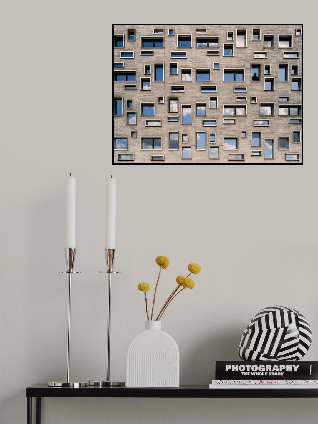 68 windows and 1 soul Poster och Canvastavla