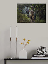 Ethiopian Suri tribes Poster och Canvastavla