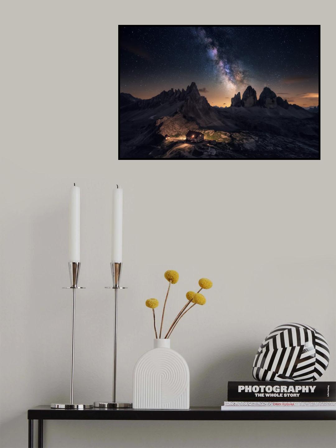 Rising over Tre Cime Poster och Canvastavla