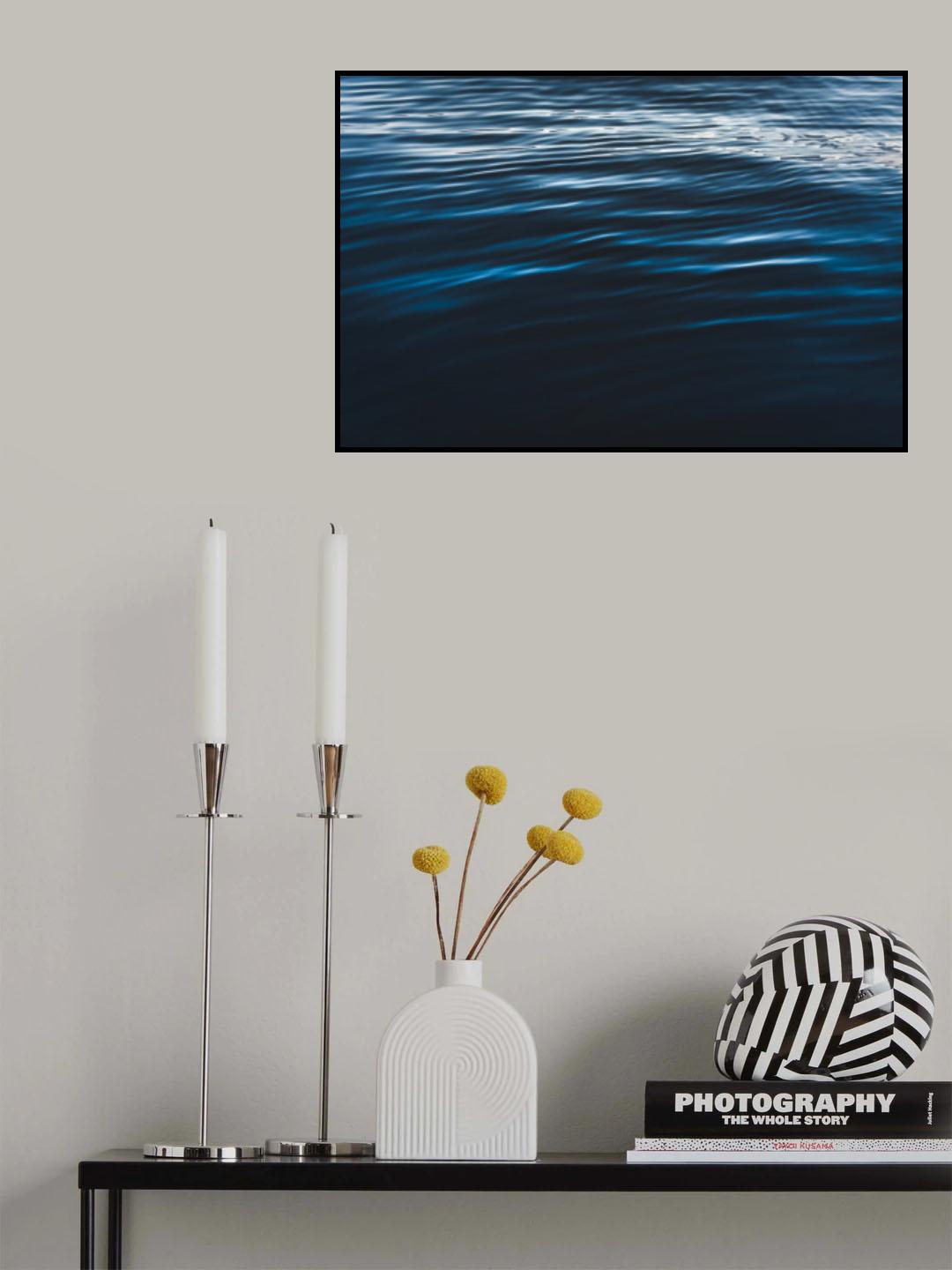Water Textures Poster och Canvastavla