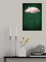 Blush Emerald Cloud Poster och Canvastavla