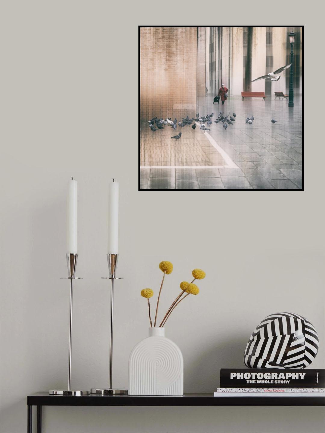 the pigeon mother Poster och Canvastavla
