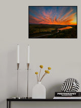 Sunset over Porcupine Mountains Poster och Canvastavla