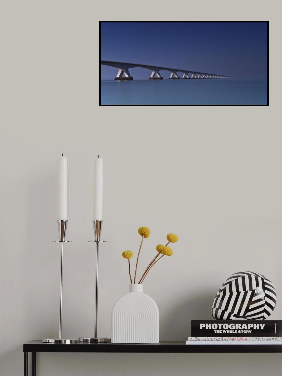 Bridge to the horizon Poster och Canvastavla