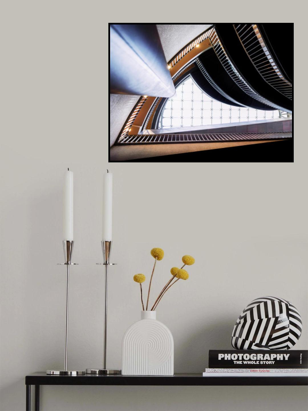 the game with the architecture Poster och Canvastavla