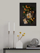 Mandarin Linzer Cookies Poster och Canvastavla