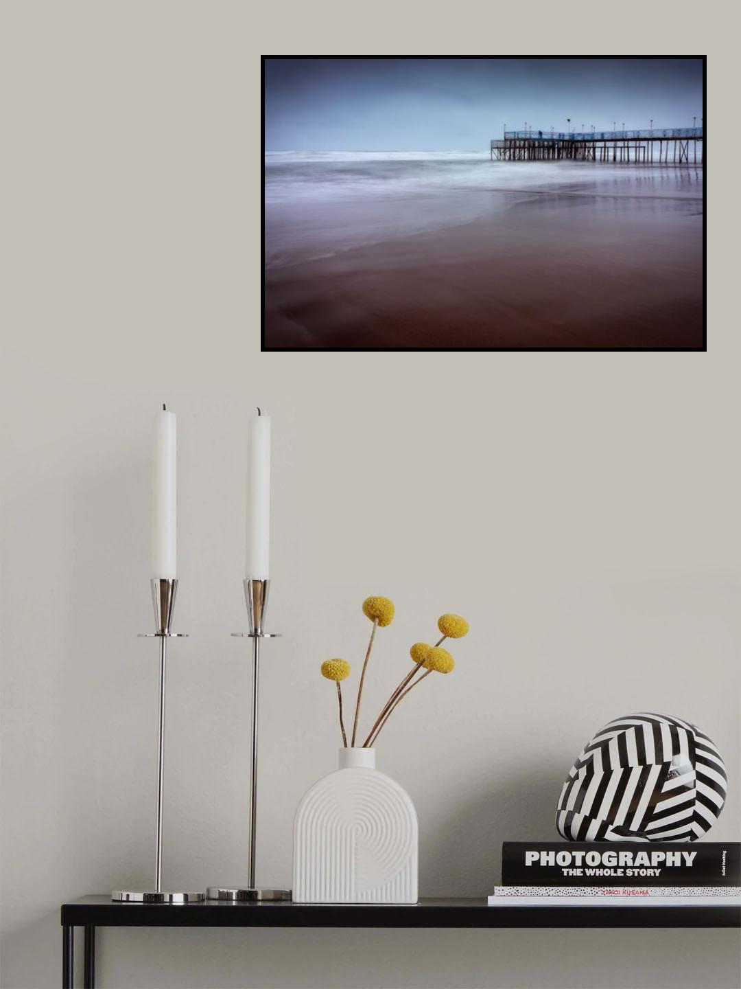 Pier and man Poster och Canvastavla
