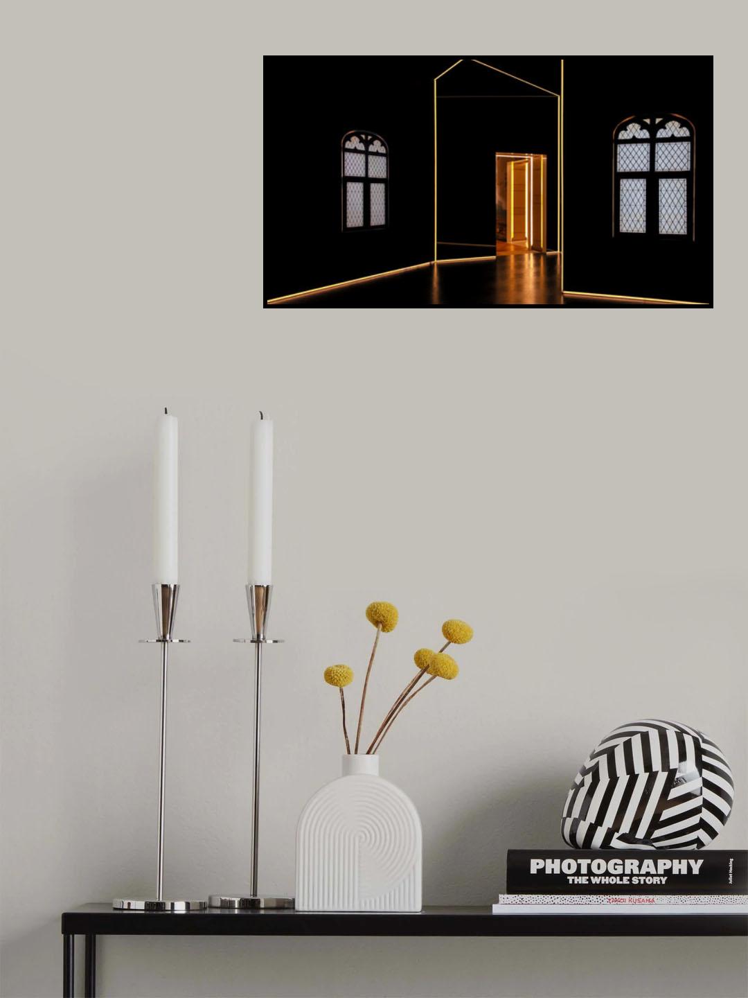 the light in the darkness Poster och Canvastavla