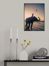 Sunset at Lak lake Poster och Canvastavla