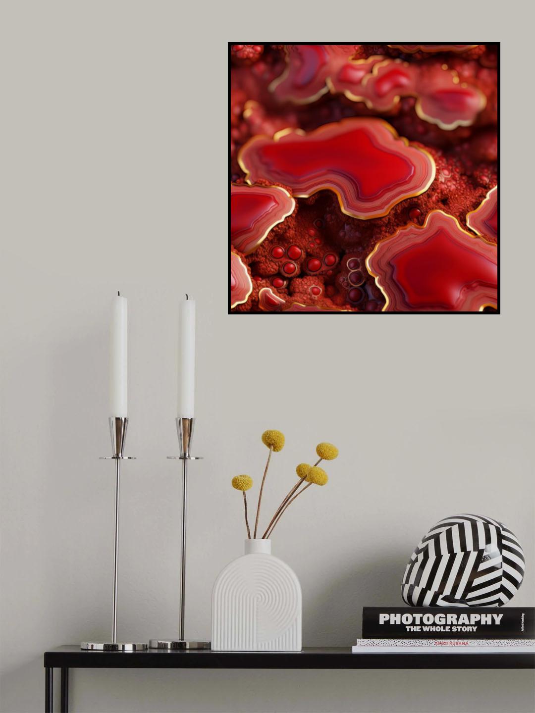 Agate 64 Poster och Canvastavla
