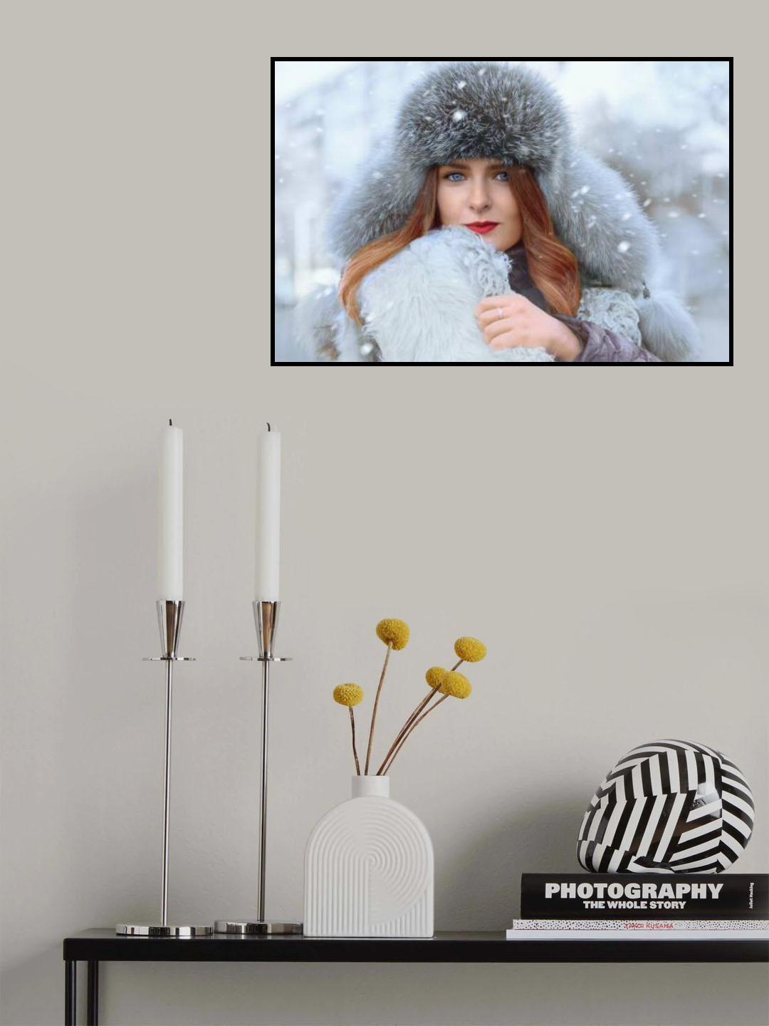 Snow girl Poster och Canvastavla