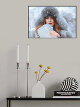 Snow girl Poster och Canvastavla