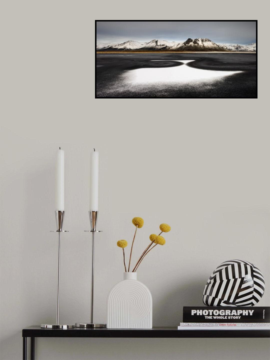 Iceland First Snow Poster och Canvastavla