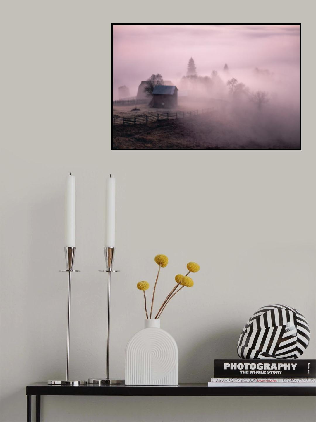 Morning Mist Poster och Canvastavla