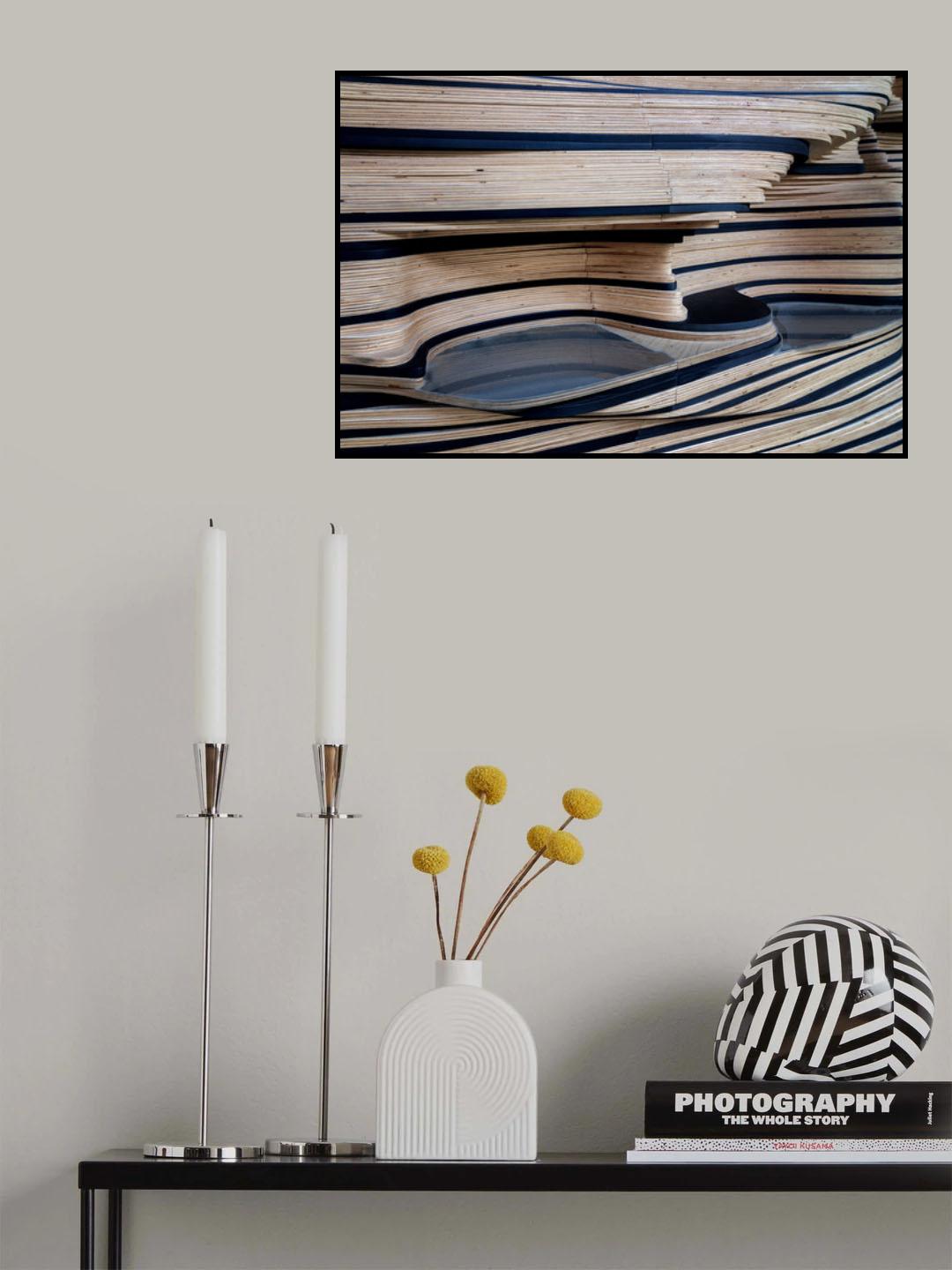abstract mountain landscape Poster och Canvastavla