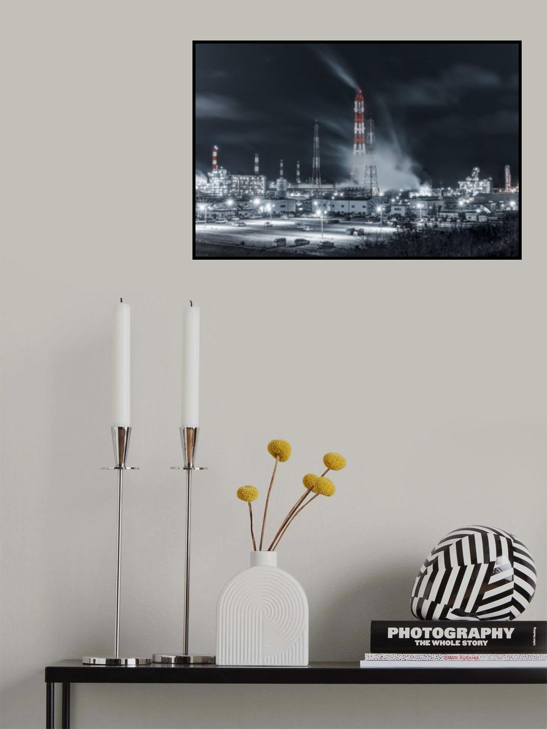 techno-scape Poster och Canvastavla
