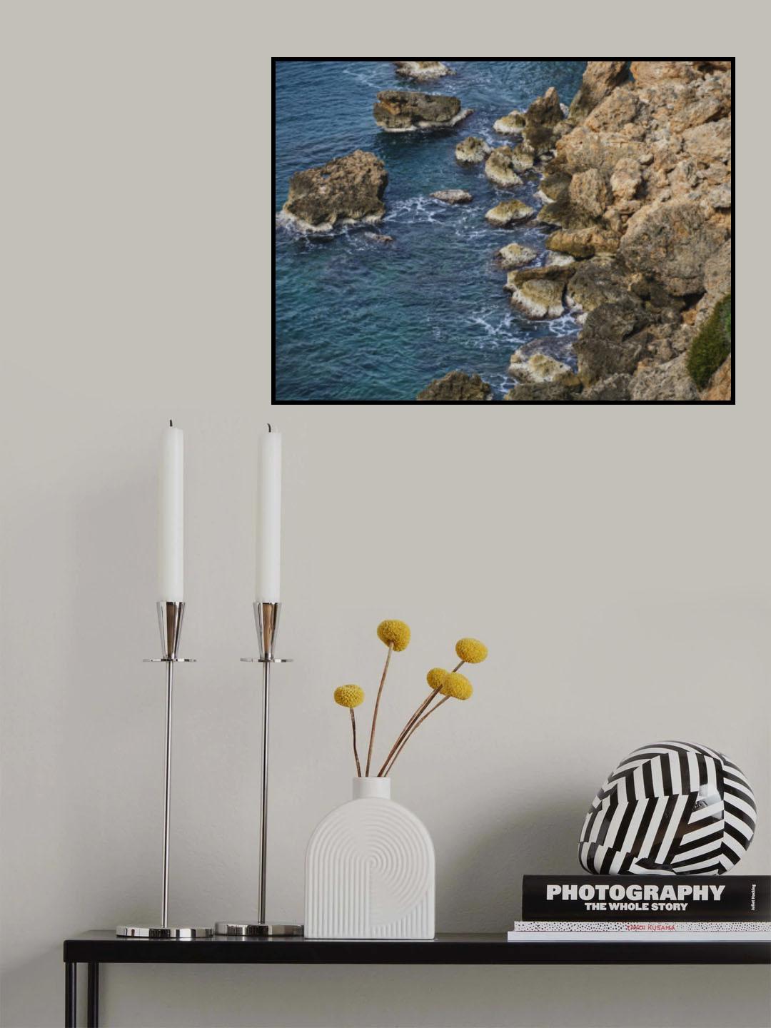 seascape and rocks Poster och Canvastavla
