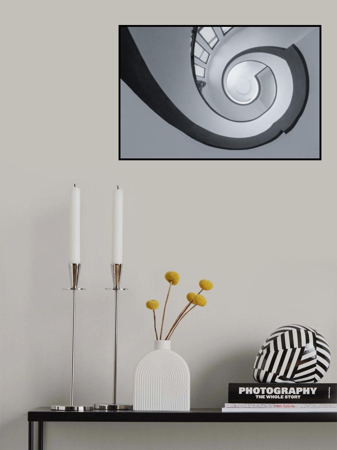 Spiral lines Poster och Canvastavla