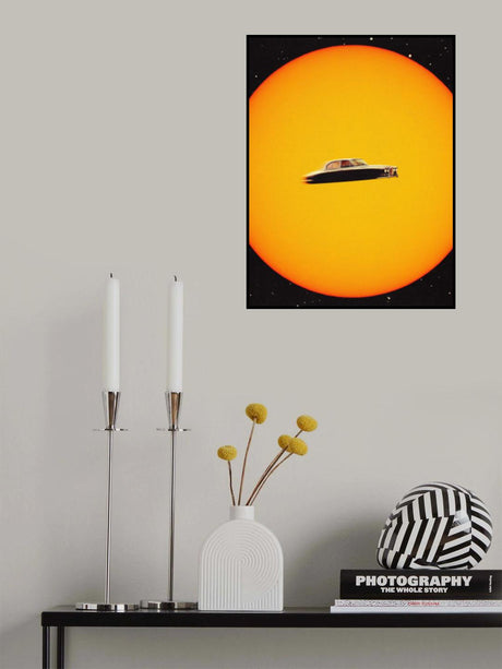 Space Chase Poster och Canvastavla