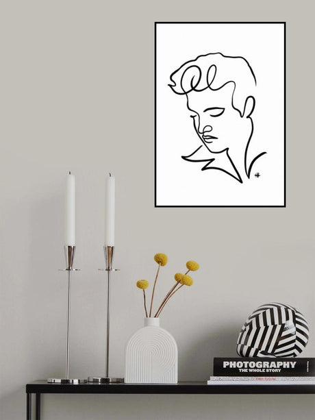 The Elvis Poster och Canvastavla
