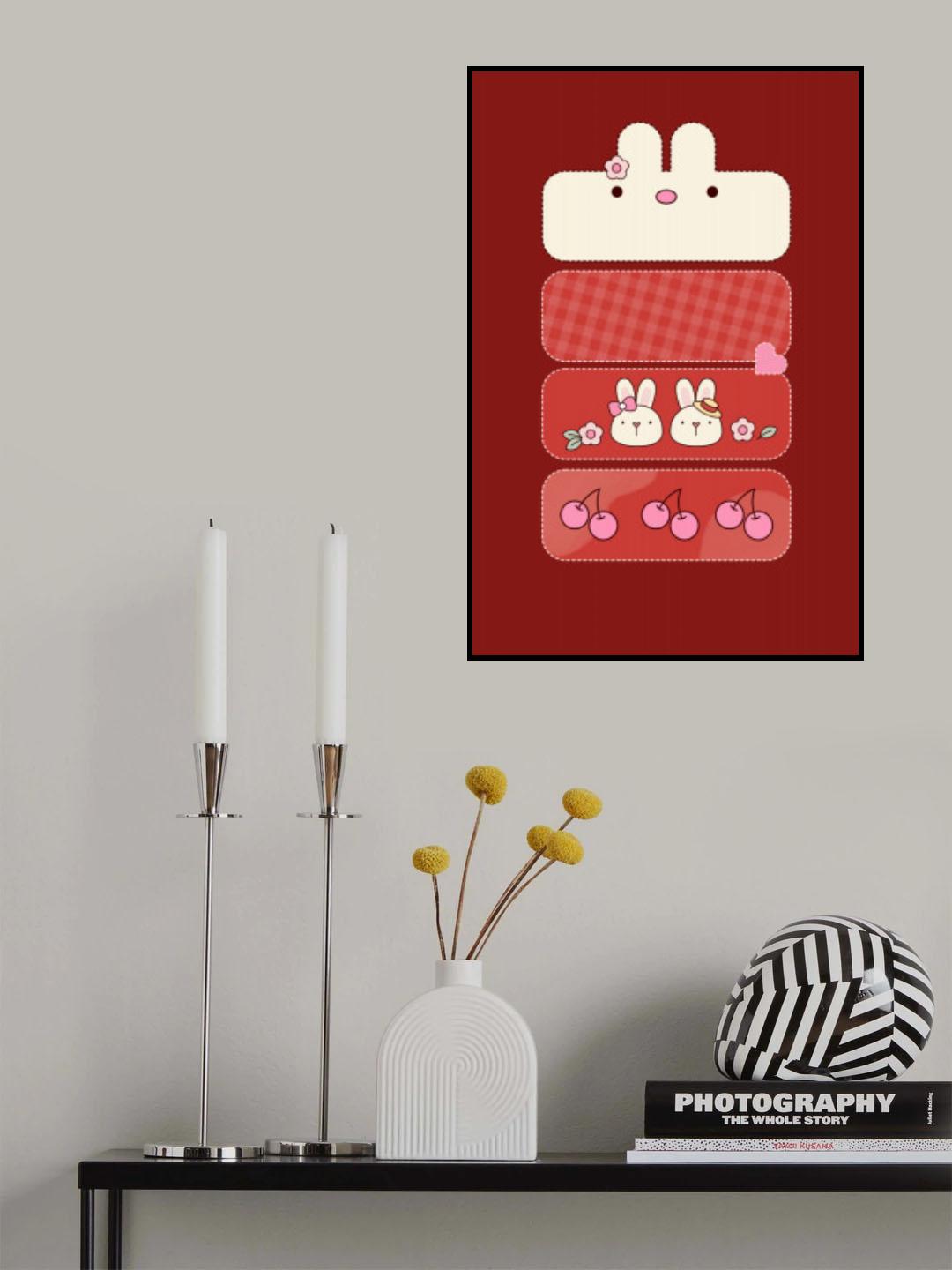 Bunny bunny love Poster och Canvastavla