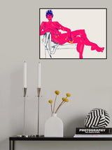Girl On A Divan Poster och Canvastavla