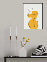 Minimalist Torso Poster och Canvastavla