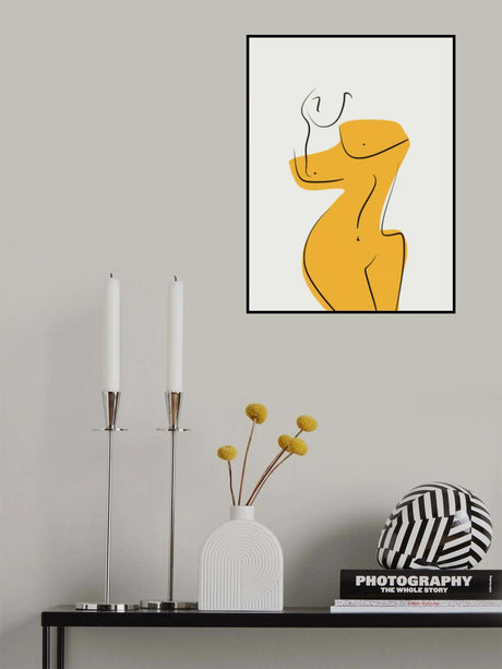 Minimalist Torso Poster och Canvastavla
