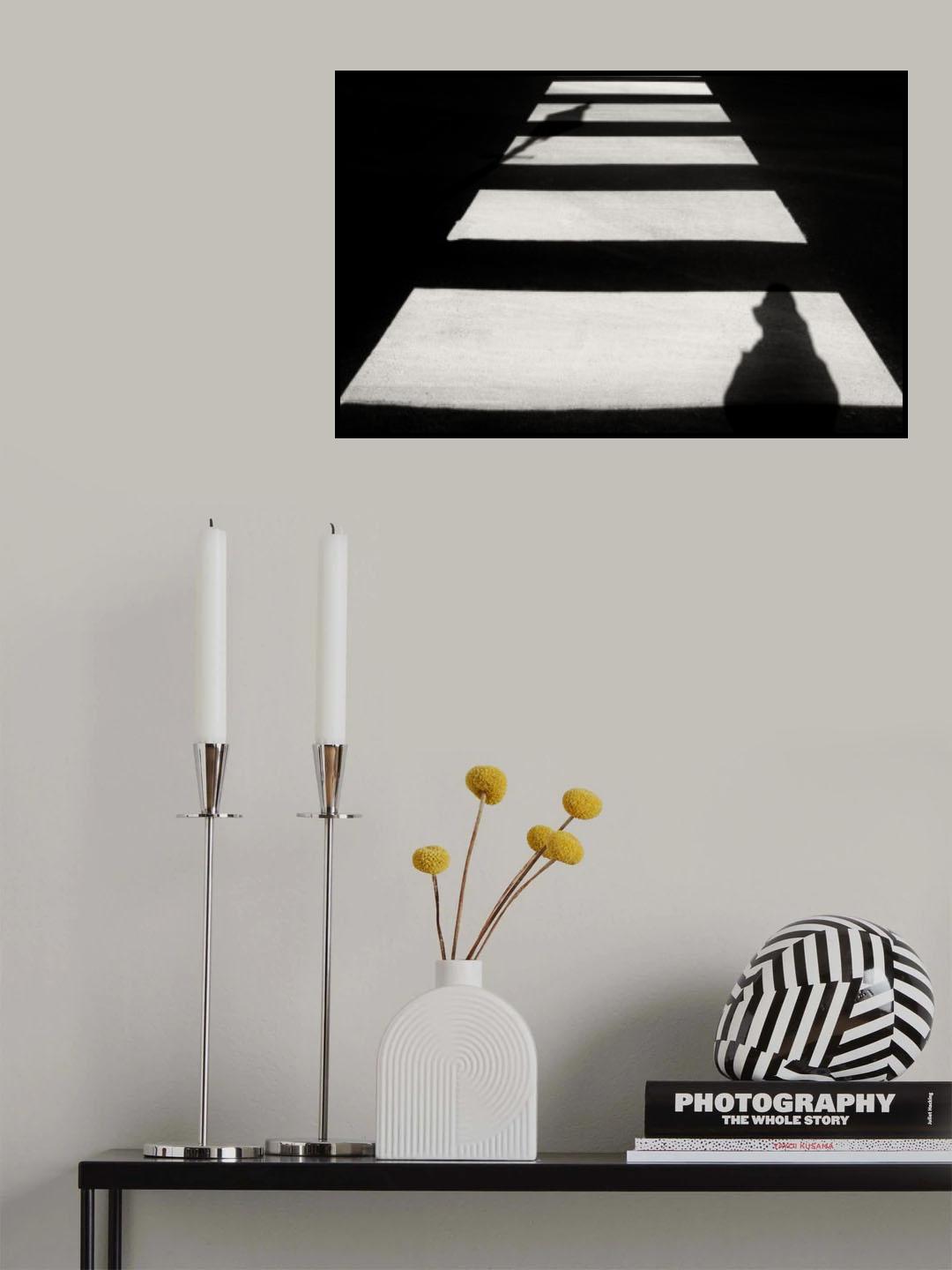 Shadow on the street Poster och Canvastavla