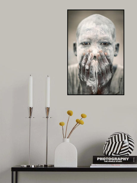 Mundari boy herder Poster och Canvastavla